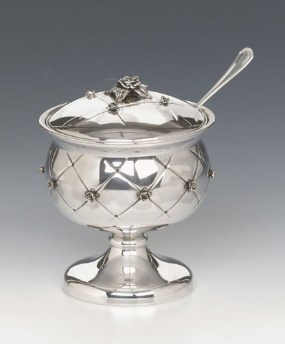 see specials on silver etrog case - Silver Honey Dishes