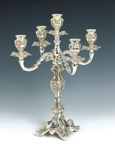 see specials on wholesale kiddush cups - Silver Candelabras