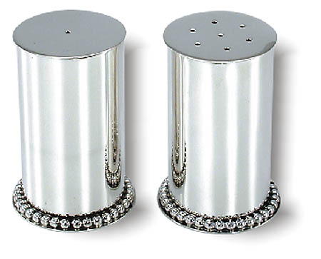 see specials on kiddush cup - Silver Salt & Pepper Shakers